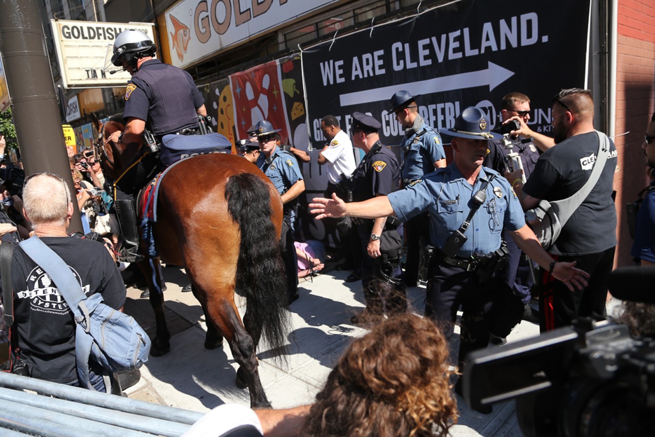 Photos: Downtown Cleveland on Day 3 of the RNC