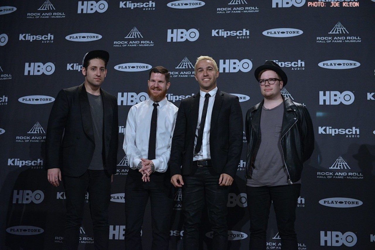 Photos from Backstage at the Rock Hall Inductions
