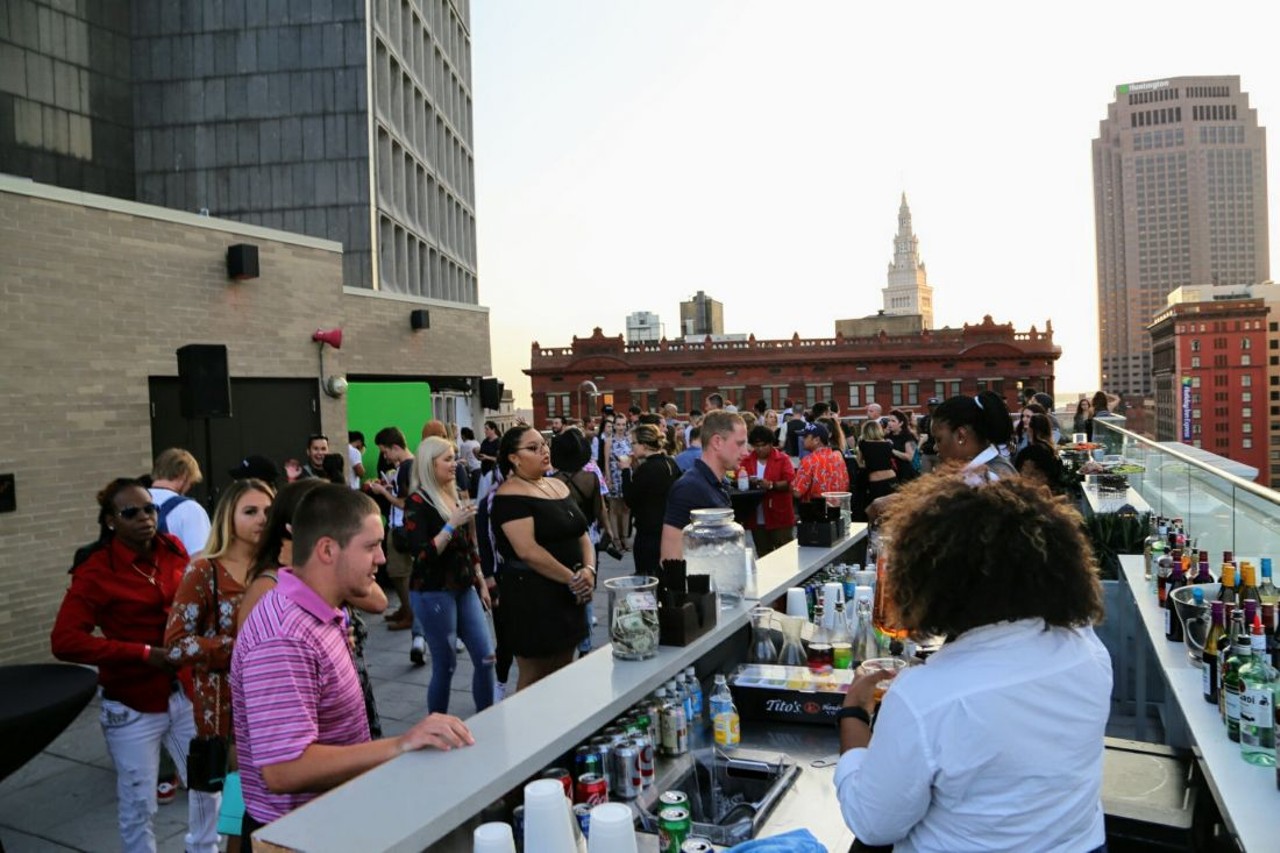 Photos From #ConnectCleveland at Azure Rooftop Lounge