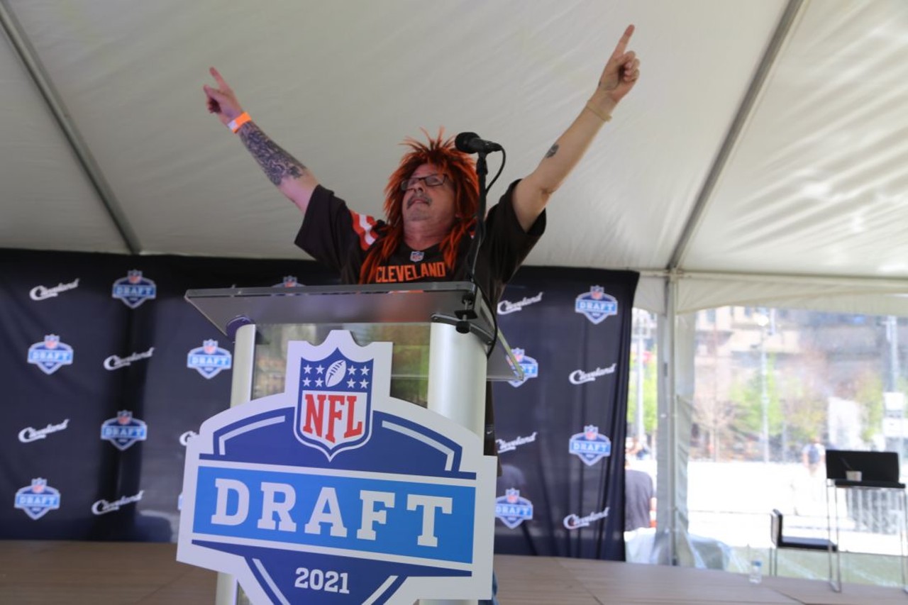 Photos From the 2021 NFL Draft Tailgate in Downtown Cleveland