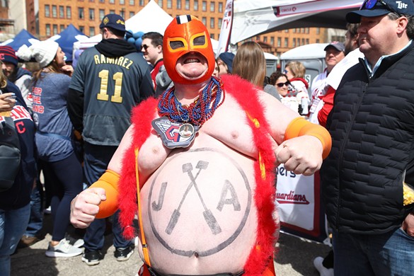 Photos From the Miller Lite Cleveland Guardians Home Opener Tailgate