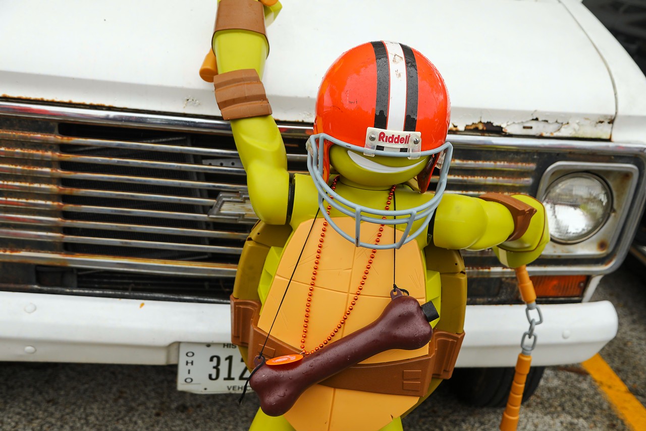 Photos From the Muni Lot Before the Browns Won Their 2023 Home Opener  Against the Bengals, Cleveland