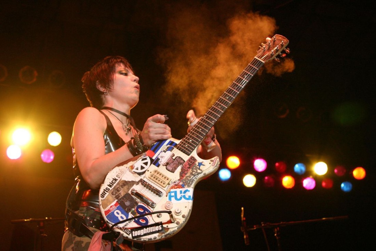 Joan Jett at Tower City in the mid-'00s
