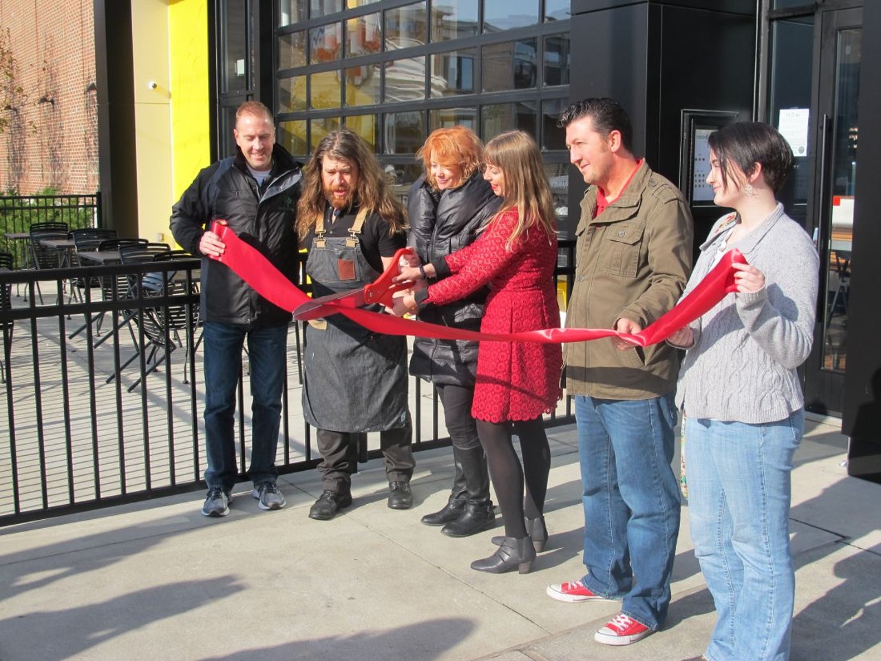 Photos from the Ribbon Cutting Ceremony at the New Noodlecat in Westlake