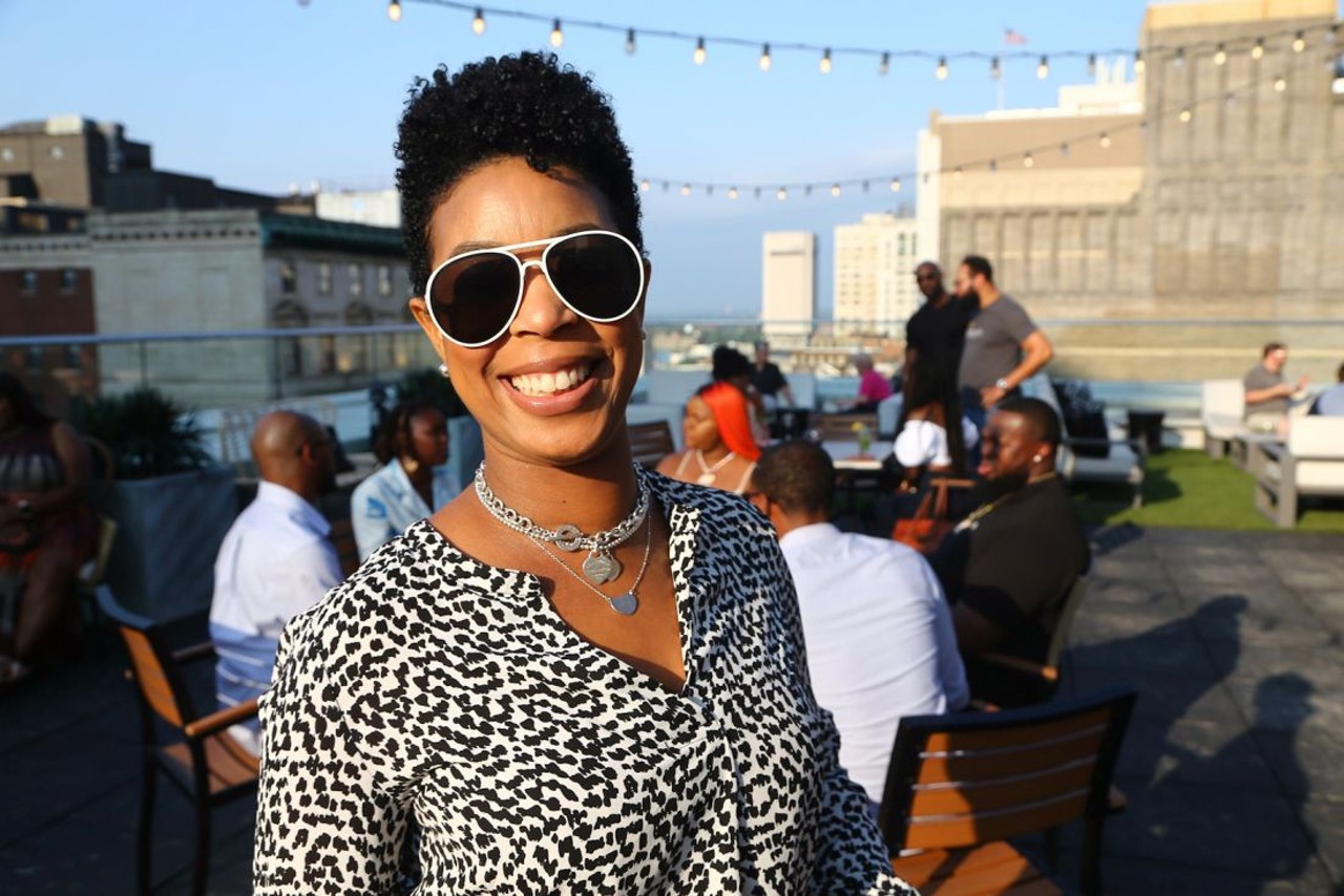 Photos From the Rooftop Mixer at Azure Rooftop Lounge