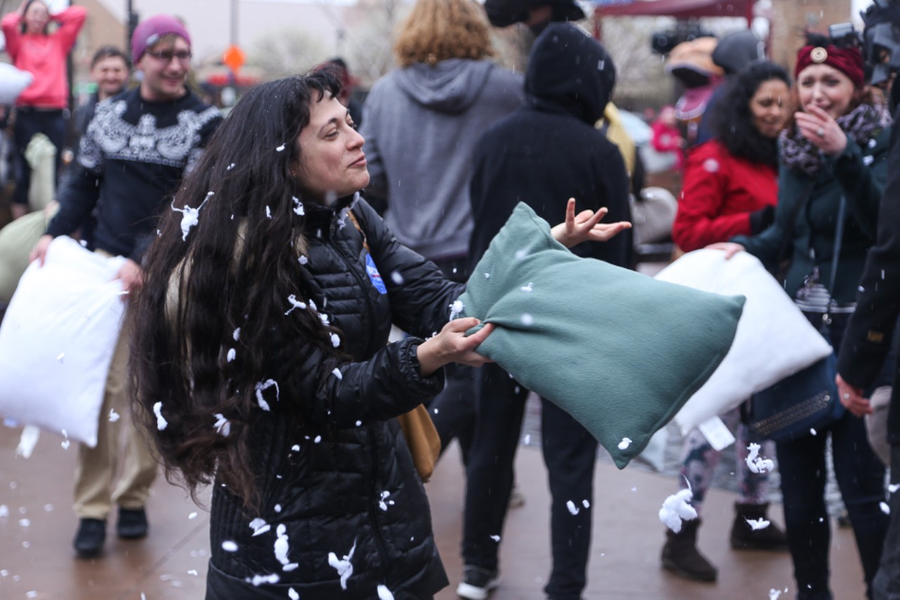 Photos: International Pillow Fight Day at Market Square Park