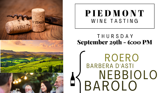 Image: Piedmont Wine Tasting