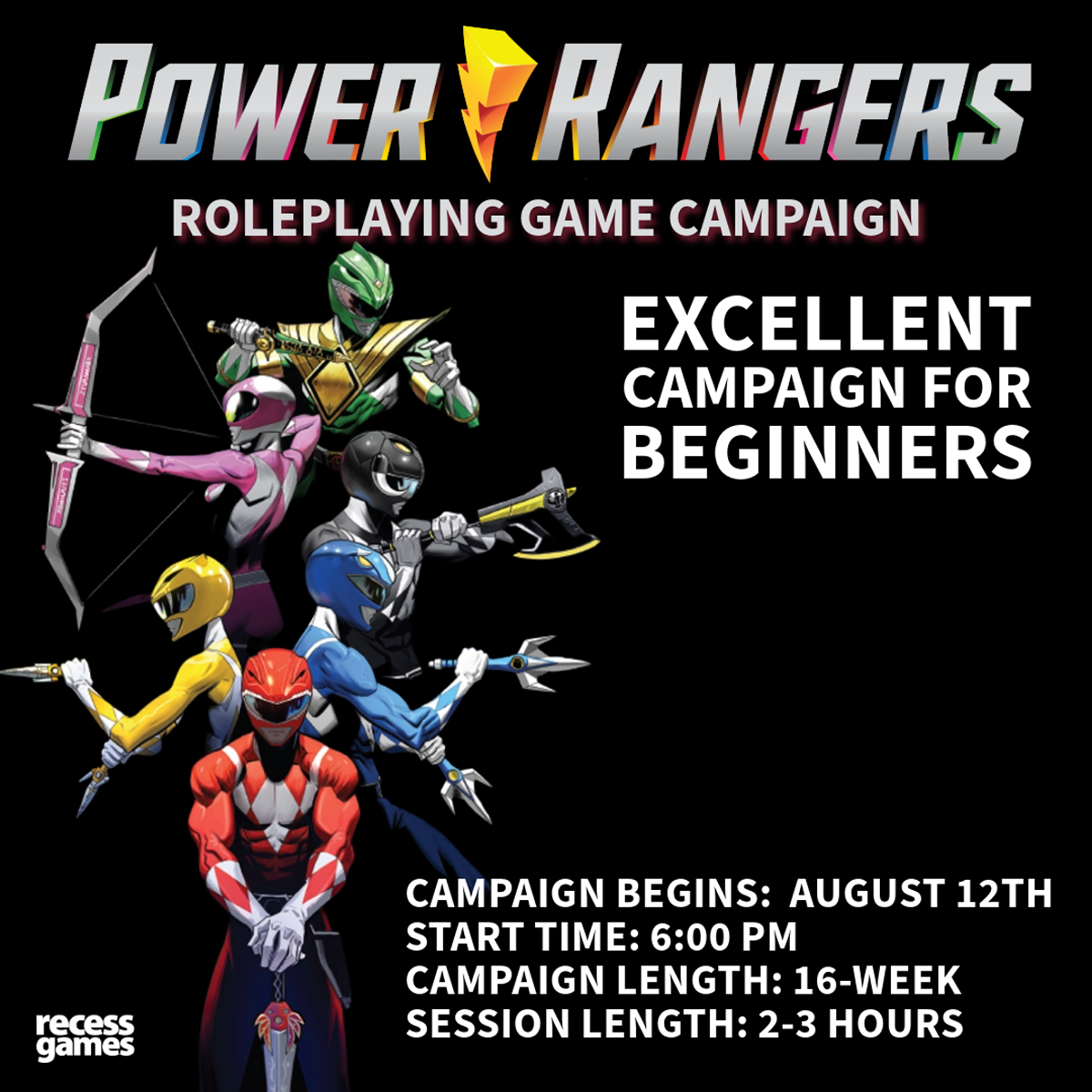 Power Rangers RPG Campaign
