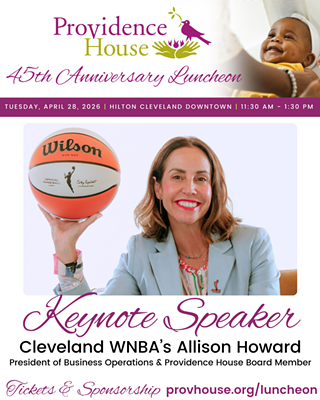 45th Anniversary Luncheon Promo with Image of Keynote Allison Howard