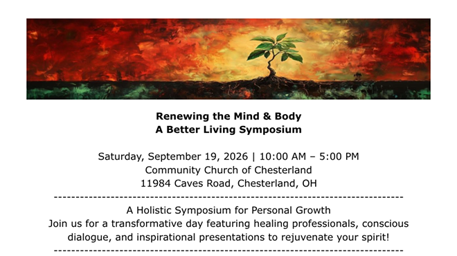 Image: Renewing the Mind & Body: A Better Living Symposium