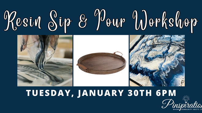 Image: Resin Sip & Pour Workshop