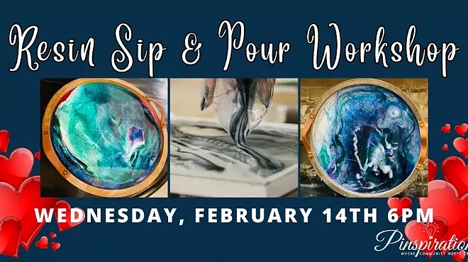 Image: Resin Sip & Pour Workshop