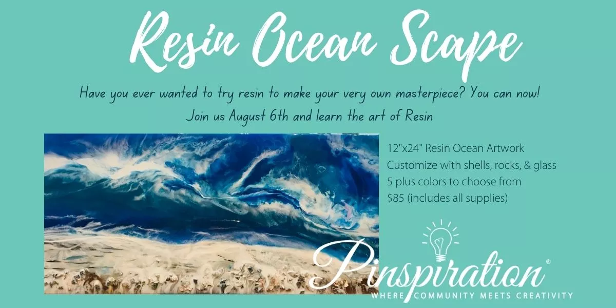 Have you ever wanted to try RESIN to make your very own masterpiece? You can now!