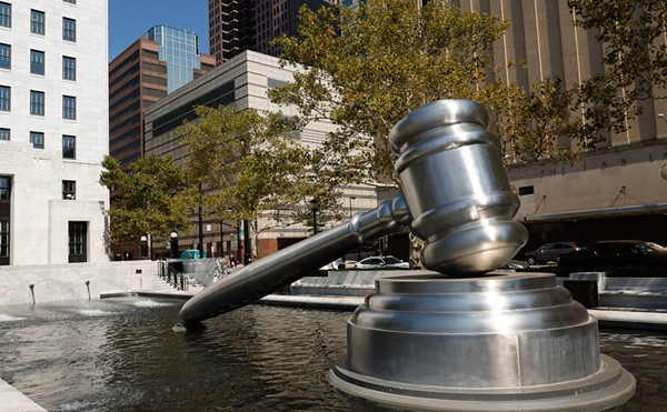 The Gavel outside the Supreme Court of the State of Ohio.