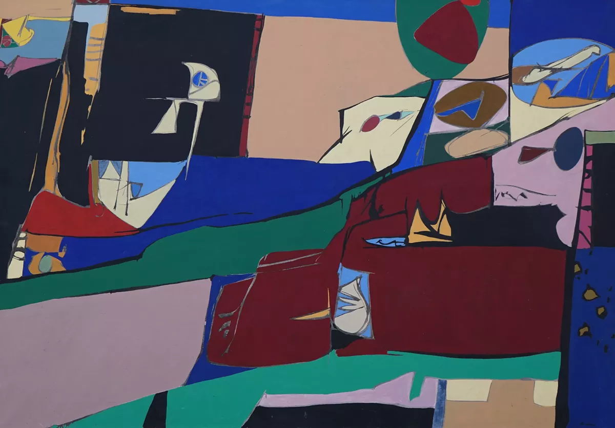 Richard Andres, Erie Shore, c. 1975