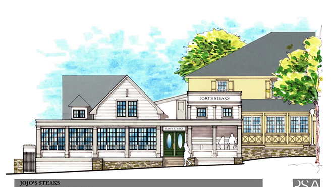 The latest renderings of JoJo's Steak in Chagrin Falls showing expanded footprint.