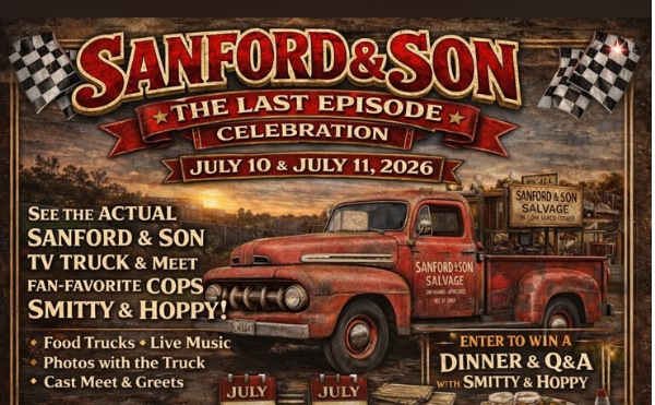 Image: Sanford & Son "The Last Episode" reuinion experience featuring last survung cast members Capt. Smitty & Hoppy and the original Sanford & Sons truck