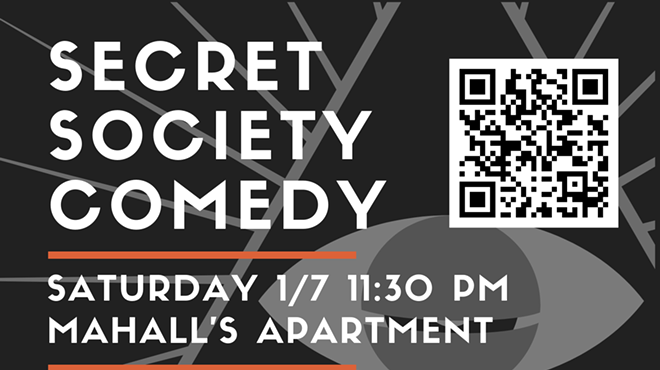 Image: Secret Society Comedy At Mahall's Apartment