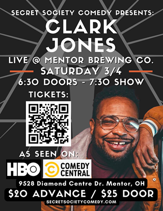 Image: Secret Society Comedy Presents: Clark Jones