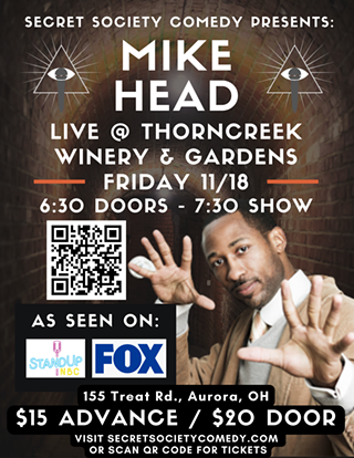 Image: Secret Society Comedy Presents: Mike Head