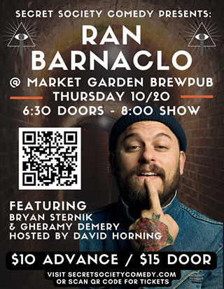 Image: Secret Society Comedy Presents: Ran Barnaclo