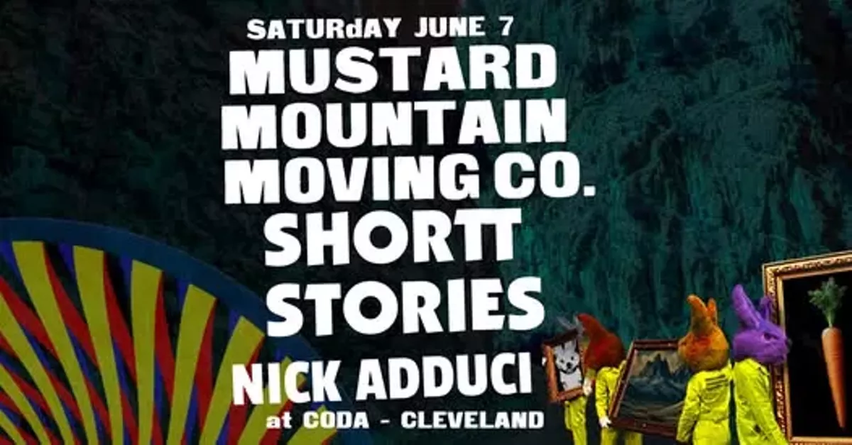 Shortt Stories + Mustard Mountain Moving Co. + Nick Aducci at CODA