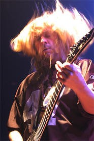 Slayer's  Jeff Hanneman, last week at the House of Blues. - Walter  Novak