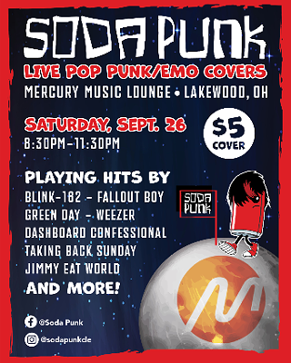 Image: SODA PUNK - LIVE POP PUNK/EMO COVERS