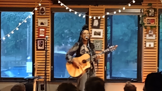 Lydia Joy performs at a recent Sofar Cleveland event.