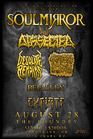 Image: SOULMIRROR, Dissected, Desolate Remains, Gouted Corpse, Befallen, Expiate