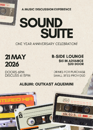 Image: SOUND SUITE: ONE YEAR ANNIVERSARY CELEBRATION!