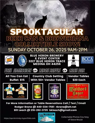 Spooktacular Beer Show Flyer