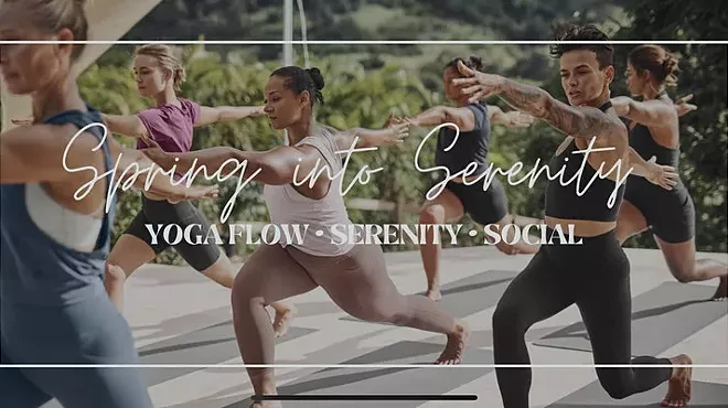 Image: Spring into Serenity, Yoga Flow, Serenity, Social