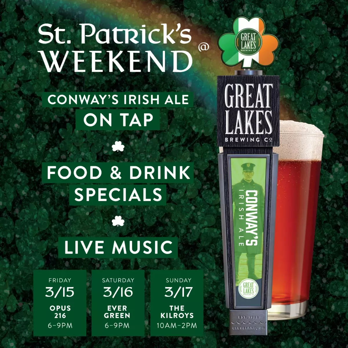 ST. PATRICK'S DAY WEEKEND 2024