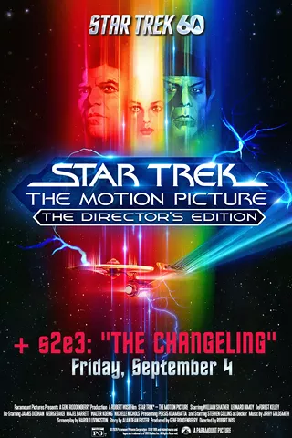 Image: Star Trek Double Feature - The Changeling & Star Trek: The Motion Picture - 60th Anniversary Event