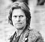 Star turn: Send him back in time seven centuries, and - Willem Dafoe would fit right in.