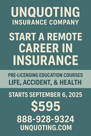Start a Remote Career, Get Your Insurance License