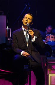 Stephen Triffitt croons like the real thing in The Rat Pack: Live at the Sands.