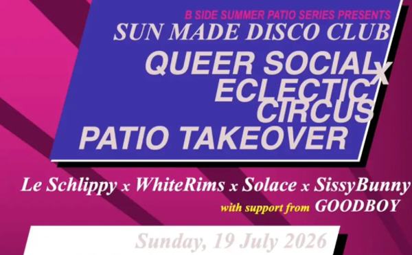 Image: SUN MADE DISCO CLUB: Queer Social x Electric Circus Takeover!