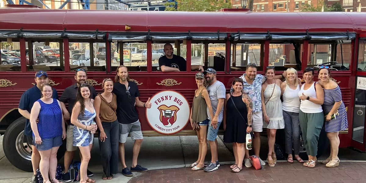 The weekends not over yet! Grab your friends and some drinks for Sunday Funday on the Funny Bus!