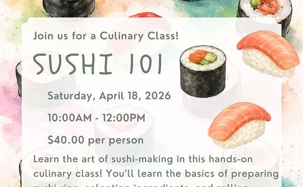 Image: Sushi 101 Culinary Class