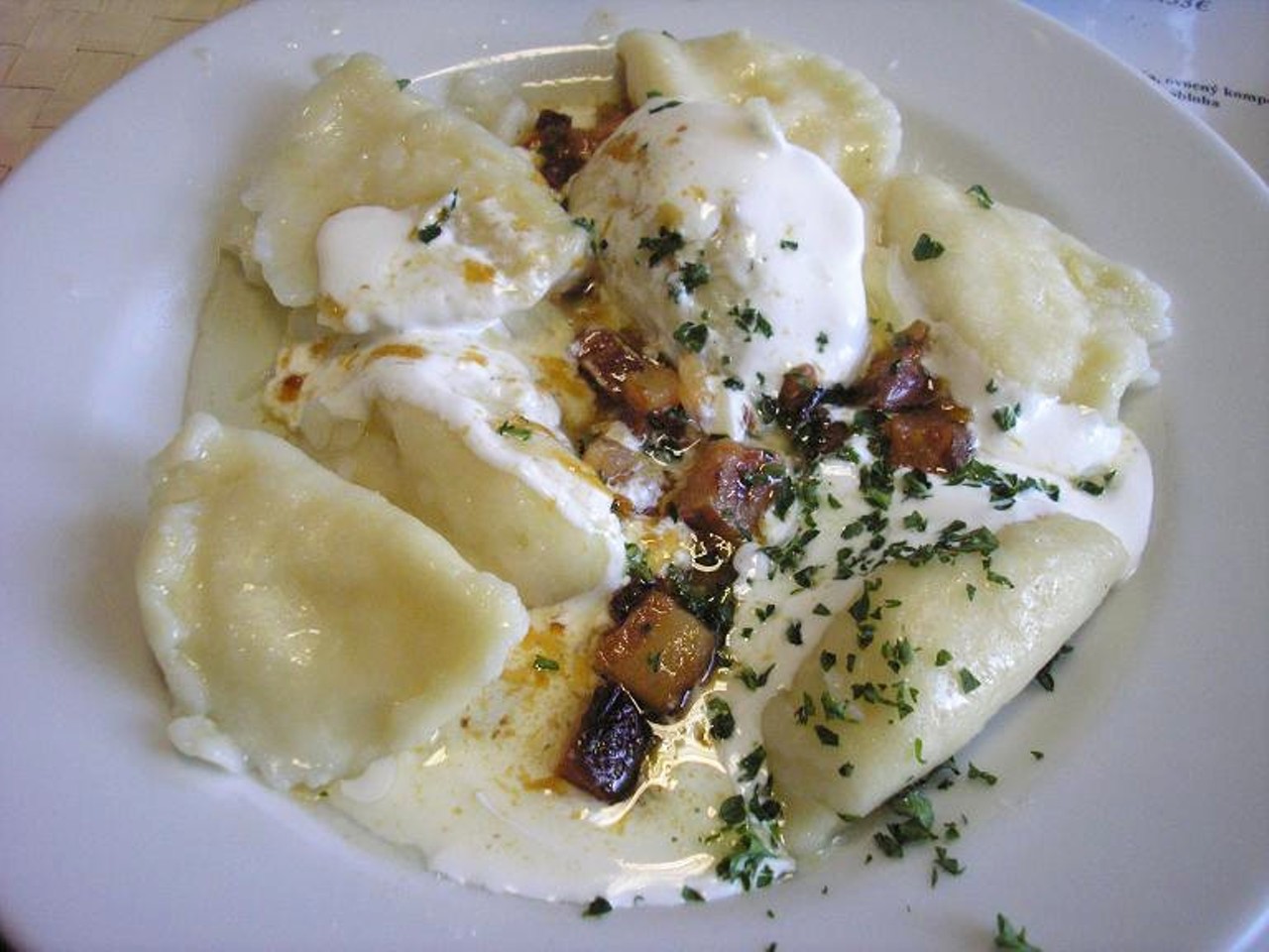 Pierogi
What: Those wonderful potato-and-cheese stuffed dumplings
Why: Cleveland's Eastern European immigrants brought them generations ago, and they've been a beloved staple of the city's cuisine ever since
Photo via Scene Archives