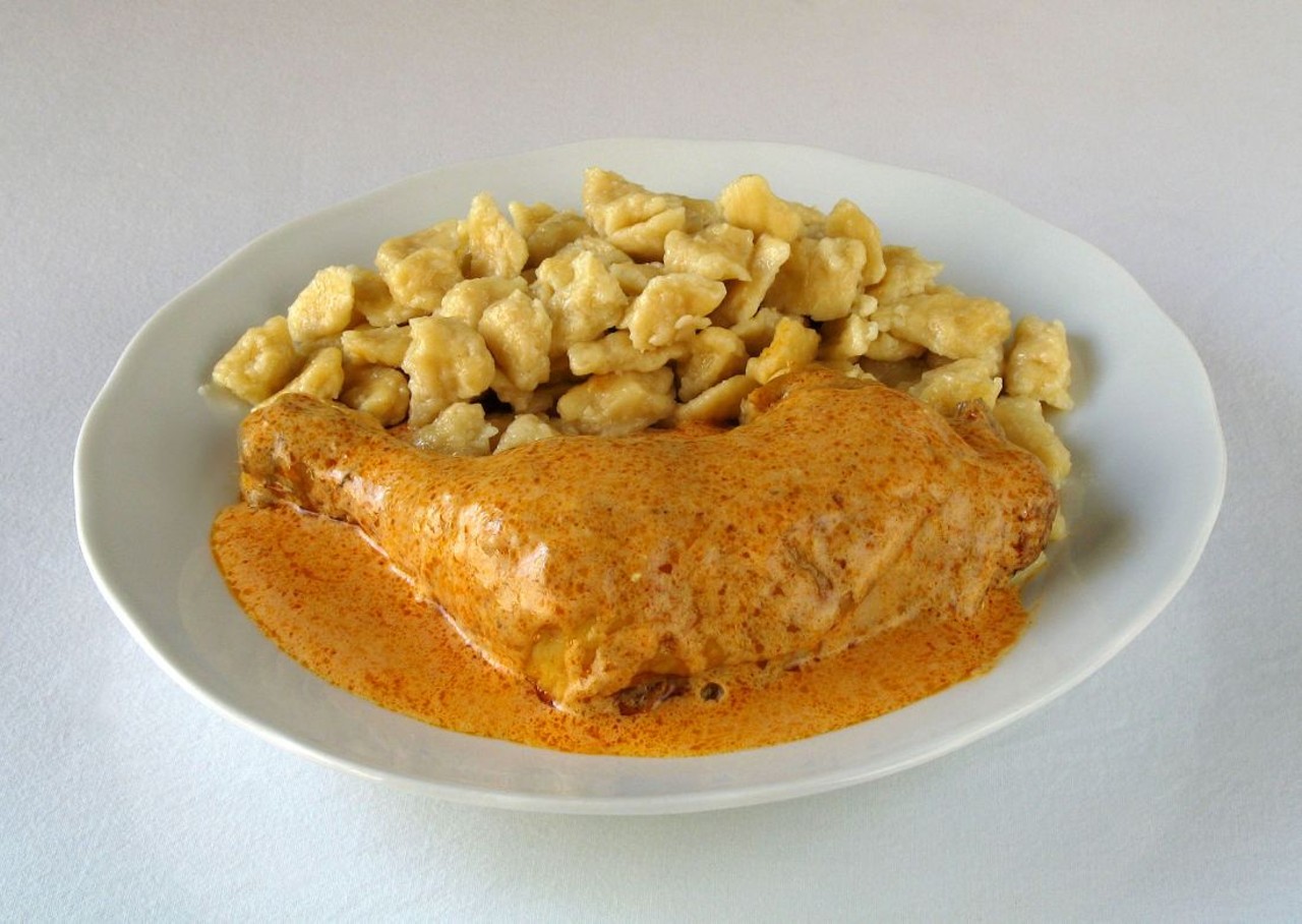 Chicken Paprikash
What: The paprika-stewed Hungarian comfort food
Why: With a significant number of Hungarians settling in Cleveland during the 19th and 20th centuries, this traditional dish was a soulful inevitability
Photo via Wikimedia Commons
