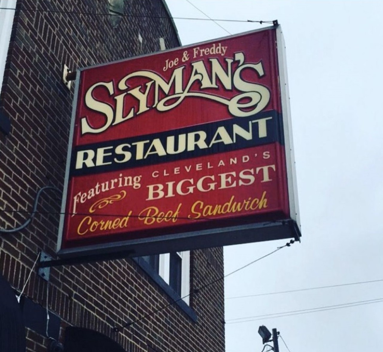 Corned Beef From Slyman&#146;s
3106 St. Clair Ave., Cleveland
16 tons and what do you get? The best corned beef sandwich without going into debt. They still slice every sandwich to order, and every sandwich still towers above much of the competition. 
Photo via @P.M.Anthony/Instagram