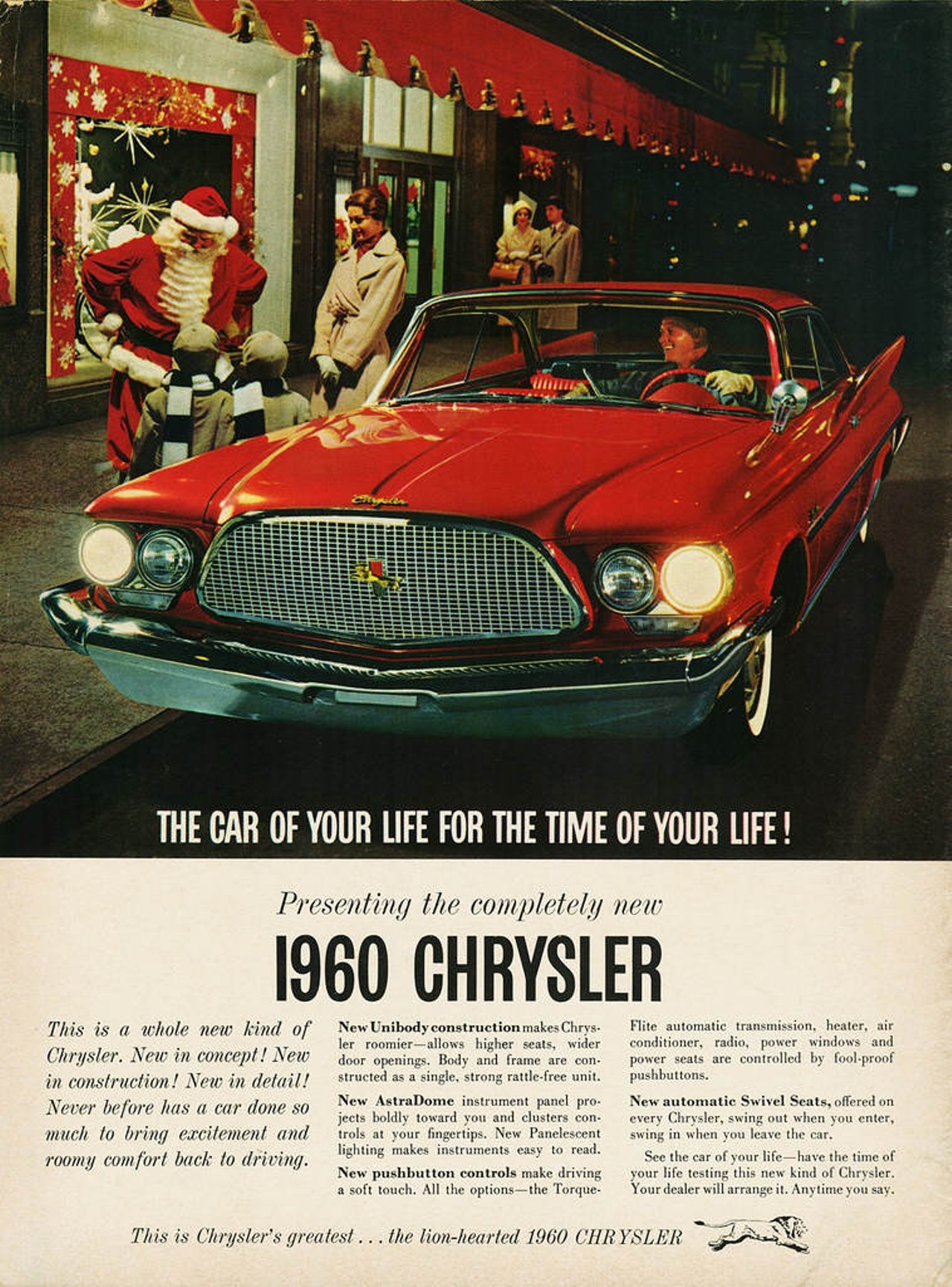 Chrysler Windsor 2-Door Hardtop at Christmas, 1960 (Image courtesy of Alden Jewell, Flickr Creative Commons)