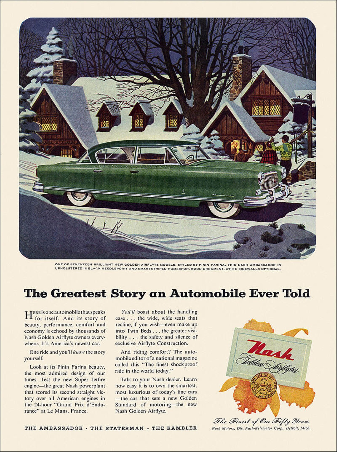 Nash Airflyte ad, 1952 (Image courtesy of alsis35, Flickr Creative Commons)
