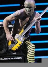 The Chili Peppers' Flea, Halloween Night at Quicken Loans Arena. - WALTER  NOVAK