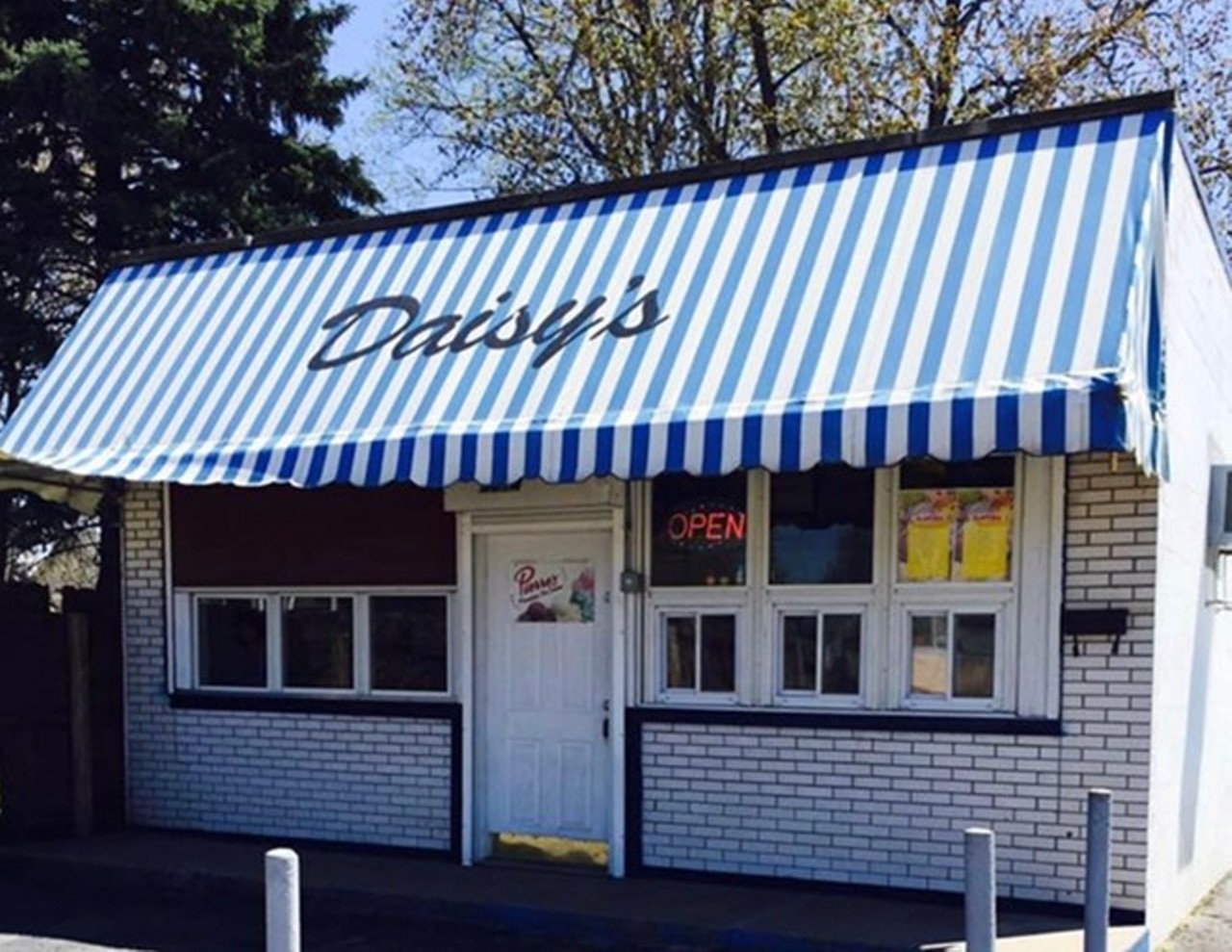  Daisy’s
5614 Fleet Ave., Cleveland
A legend in Slavic Village for four decades, Daisy’s in Slavic Village recently reopened after a five-year hiatus. Partners Brittany Bissell and Chris Hoke offer a combination of hard pack and soft serve ice creams, brownie sundaes, banana splits, milkshakes and floats. They serve Toft’s ice cream from Sandusky (“Ohio’s oldest dairy”), as well as a small selection of hot foods starring hot dogs and traditional Polish boys, with kielbasa, fries, coleslaw and barbecue sauce.