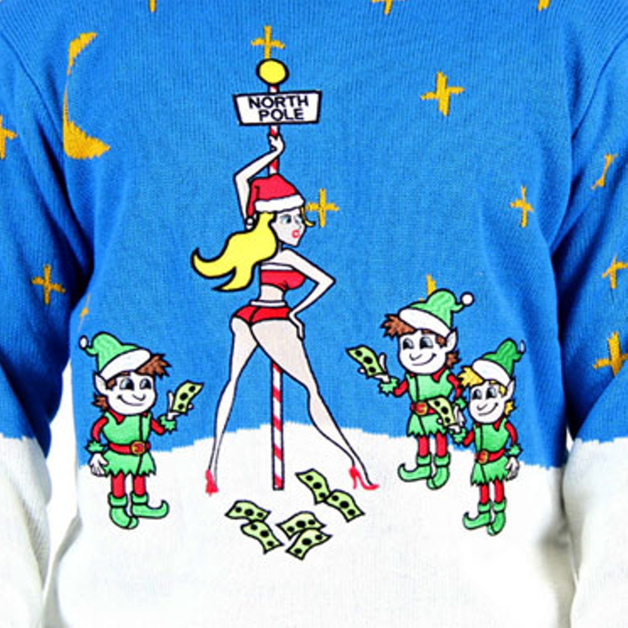 The holiday spirit affects us all in a different way… Just don’t wear this sweater around Grandma.