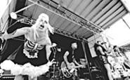 The Horror Pops, gettin' epileptic at the Vans Warped - Tour, Tower City Amphitheater, July 21. - Walter  Novak